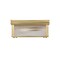 Z-Lite Carnaby Flush Mount, 2-Light, 13 In.W x 6.25 In.H, Modern Gold/Clear Ribbed 7504FS13-MGLD - alternate 8